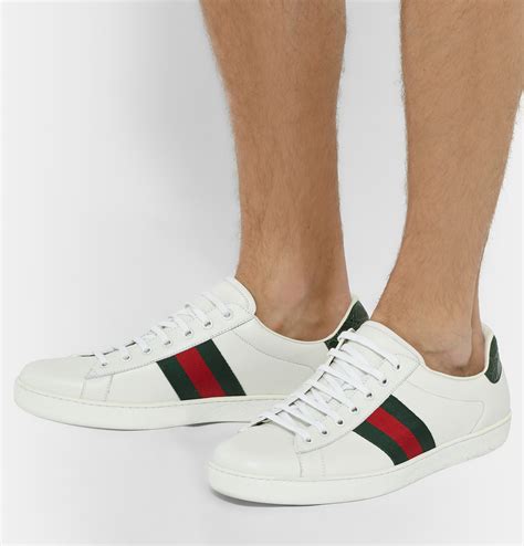 gucci white leather shoes for men|bloomingdale's men's Gucci shoes.